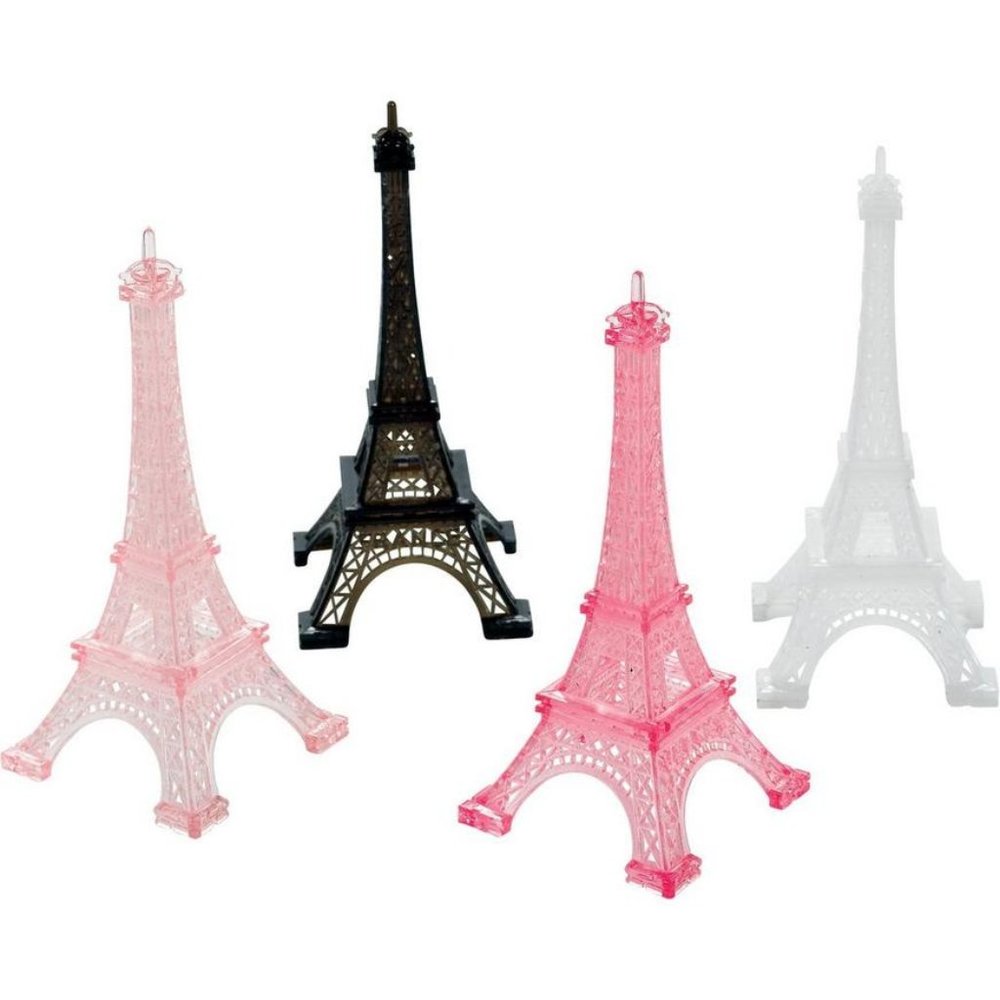 Eiffel Tower Party Decorations 6pc